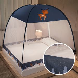 (150퀸) 털끝까지 보호하는 원터치모기장 모기장 텐트 침대 접이식 캠핑
