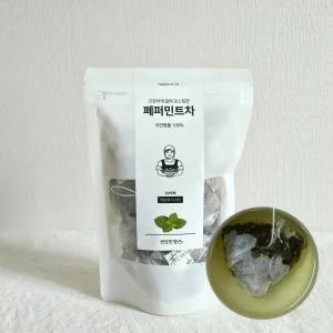 30+30티백 페퍼민트차 자연원물 100% 생분해 삼각티백차