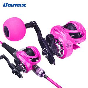 바낙스 베이트릴 챔프 105P 핑크 우핸들 바다 루어 낚시릴 광어 우럭 쭈꾸미 문어 선상 라이트지깅릴