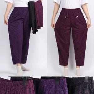 봄 가을 몸빼 항아리바지 꽃무늬 플라워 할머니옷 작업바지