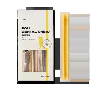 닥터바이 강아지 치석 제거 덴탈 껌 입냄새 치약껌 폴리덴탈츄