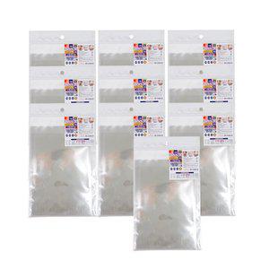 [잡동산이]투명접착백 7호(160x220+30mm 14매)-10개 투명접착백 투명비닐 접착비닐 포장비닐 선물 비닐봉투