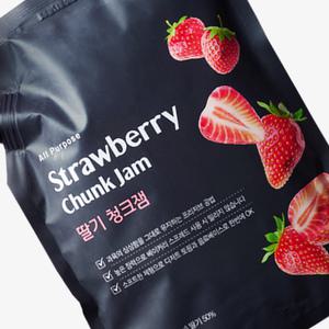 분이네 오트리 딸기 청크잼 1kg과일잼 과육베이스 딸기리플잼