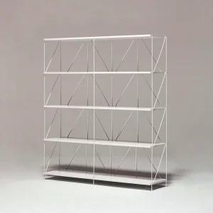 E0자재 ST1866 스틸프레임 수납 선반장 5단 1200-DVX