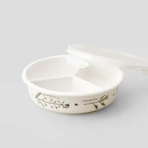 [롯데백화점]레이첼바커 젠한국 메도우플라워 원형(특대) 디바이드 밀폐용기