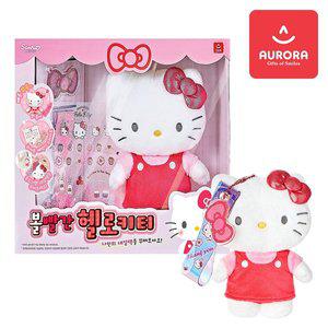 [오로라월드]산리오 볼빨간 헬로키티 /멜로디 봉제인형