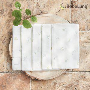 [베베룬]에코프리미엄 소프트모달 엠보손수건_밀키웨이 5장