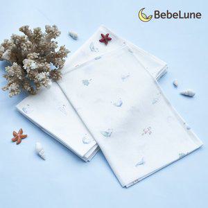 [베베룬]에코프리미엄 소프트모달 엠보손수건_드림오션 5장