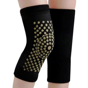 쑥뜸패치 온열 양면 무릎보호대 자가발열 스포츠 무릎 아대