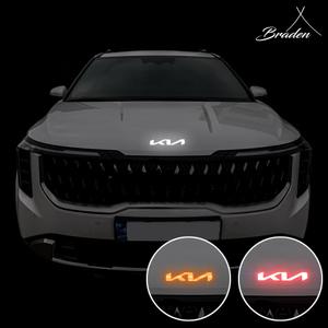 4세대 더뉴카니발 KA4 페이스리프트 엠블럼 튜닝 야간 반사 리플렉터 스티커 악세사리