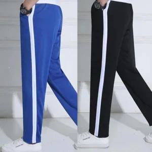 아트박스/교복몰 (기모) 옆라인 굵은 한줄 츄리닝 트레이닝 바지2 교복