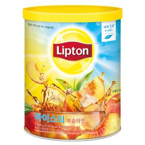 립톤 아이스티 분말 복숭아맛 1.5kg 1개 대용량 사무실용 탕비실 음료
