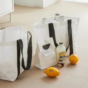 리유저블 화이트 타포린백 소형 대형)