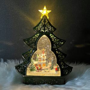 크리스마스 오르골 선물 소품 장식 스노우볼 워터볼 / 06-B. 트리오르골_썰매산타