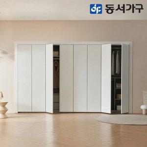 동서가구 이즈 콜트 푸시오픈 여닫이 붙박이장 290cm IDW007