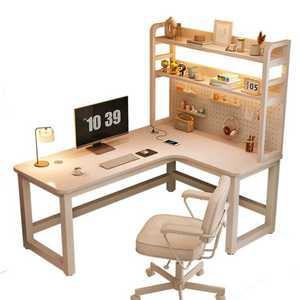 모서리 책상 학생 코너책상 책장 타공판 컴퓨터 기억자