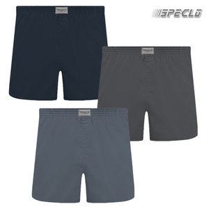 남성 순면 더블박서 트렁크 사각 팬티 낭심 주머니 3매