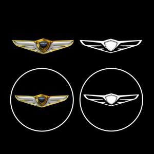 뉴 제네시스 매립형 LED 자동차 도어 라이트 2P 세트