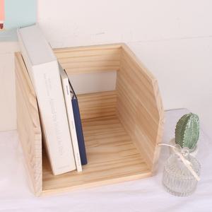 어바웃트리 책꽂이 원목 미니 파일꽂이 사무실선반