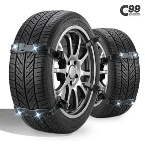 C99 벨트형 스노우체인 국내생산 우레탄 이중장금 초합금스파이크 간편설치