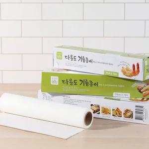 (25X10) 홈에디션 기름종이호일 25x10 /요리종이호일/구이용종이호일/오븐종이호일