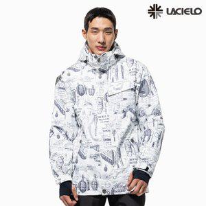 [라시엘로]  남여 공용 슬림핏 스키 스노우보드 점퍼 자켓 LAZ-J814-ARMS