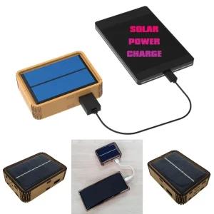 나무 태양광 휴대폰 충전기 DIY 반영구적 태양전지판 스마트폰 보조배터리 만들기 과학교구