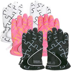 [인슬로]퍼즐나염 유아동 스키 보드 오지 장갑 G4334 아동 방한장갑