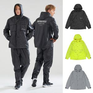 레이버 RAVER  상.하세트 배달대행 오토바이 남성 우천 우비 바이크 레인  재킷 코트 남자 방수 안전 비옷 