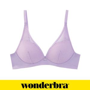 [Wonderbra]원더브라  노와이어 클래식 레이스 브라 퍼플
