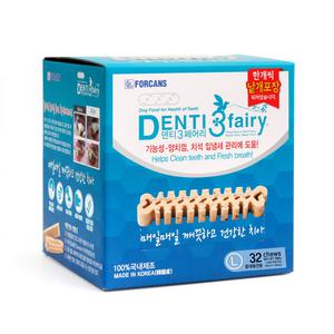 포켄스 덴티페어리 디스펜서 584g L 32P 중대형견 덴탈껌