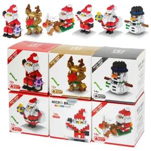 3500 크리스마스 나노블럭 낱개 (산타블럭 조립블럭 루돌프 눈사람 성탄절 어린이선물)