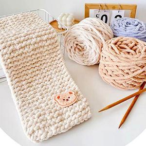 만들어 쓰는 수제 목도리 뜨개질 세트 대바늘 DIY 머플러 키드