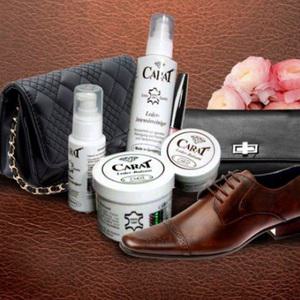 [본사직배] 독일 천연성분 최고급 캐럿 가죽클리너 보호제 에센스125ml+스펀지2장+위생장갑