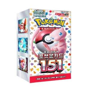 포켓몬카드 포켓몬스터 151 1박스 20팩