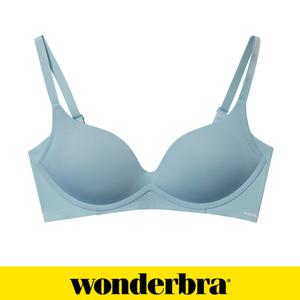 [Wonderbra]원더브라  일체형 볼륨 몰드 노와이어 브라 블루그레이 WBWBR3O01D