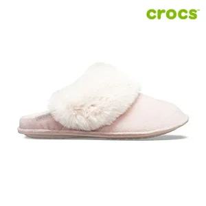 [크록스 정품] 클래식 럭스 여성 털슬리퍼 205394-6OD