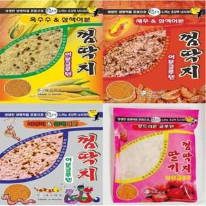 에코레져 껌딱지 떡밥 모음전 민물낚시 옥수수 딸기 새우 어분 지렁이