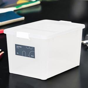 옳은유통 심플 리빙 박스 6L /플라스틱 다용도 의류 수납함 정리 박스