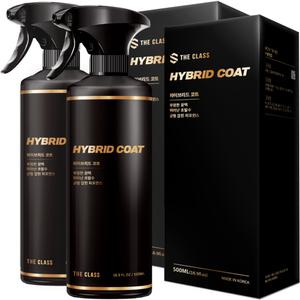 더클래스 하이브리드 코트 셀프 유리막 코팅제 세차용품 500ml 2개