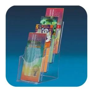 DISPLAY STAND A6 4단꽂이/네임카드/꽂이/카달로그/명함/사무실/전시회/홍보/디스플레이/스탠딩/스탠드