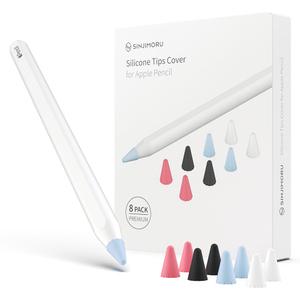 [신지모루] 애플펜슬 프로 2세대 1세대 실리콘 펜촉 커버 보호캡 8개입
