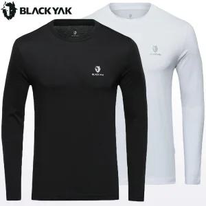 블랙야크 남성 M카파스수피마라운드티L 1BYTSF4026 코튼 긴팔 기능성 등산 티셔츠