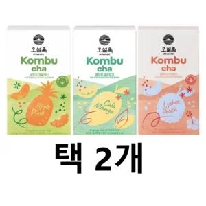 오설록 콤부차 10입 3종 택2개 깔라망고 리치피치 애플파인