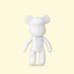 베어브릭 곰인형 14x23cm 대 푸어링 아트 무지 베어 곰돌이 DIY 만들기