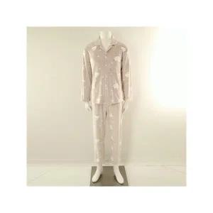 [솔브]비너스 행사  파스텔   눈꽃 나염 남자 극세사 잠옷 겨울실내복 SVPA4489M C_P378199068