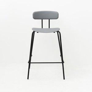 스코나 모모 스틸 가죽 바체어 카페 홈바 식탁 의자