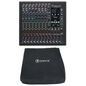오디오 절약 번들: (1) 맥키 ONYX12 12채널 아날로그 믹서 w /멀티 트랙 USB /3밴드 EQ+블루투스 번들(1) Onyx12 믹서용 먼지 커버(2개 품목)