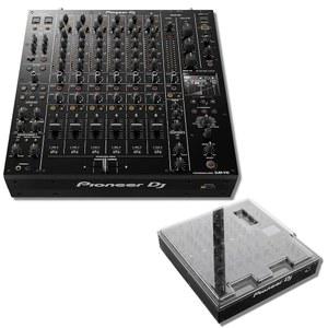 파이오니어 DJM-V10 6채널 프로페셔널 DJ 믹서(블랙), 덱세이버 DS-PC-V10 커버 포함