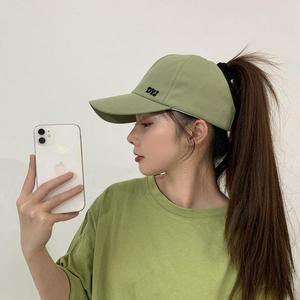 [KGPQW36F_4B]볼캡 소두 자수 데일리 여성용 로고 카키